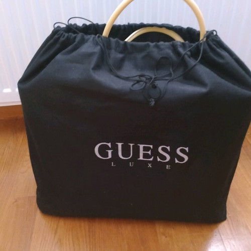 Guess tote bag yellow new handheld with inner pockets