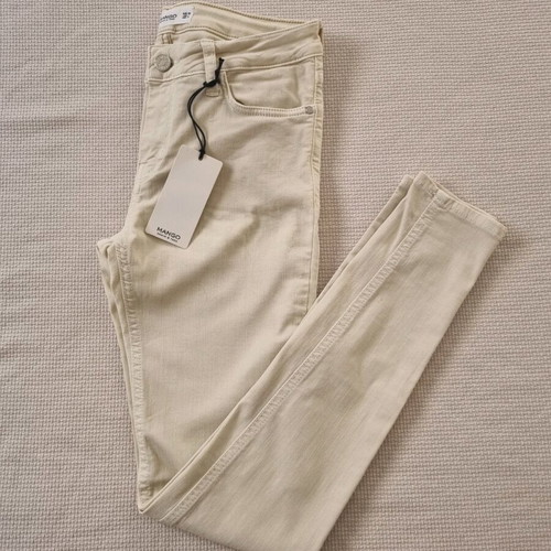 Mango Denim & Tees beige slim jeans like new, size 36
