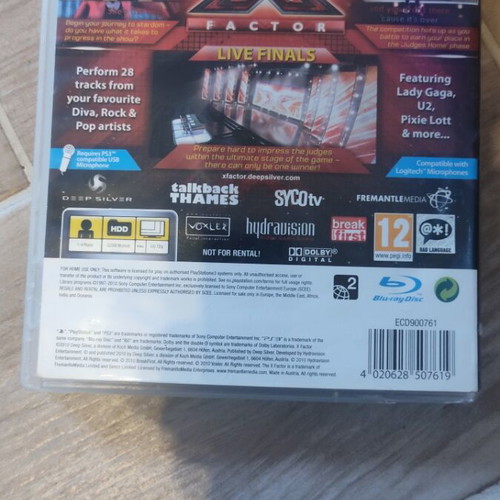 The X Factor PS3 game used