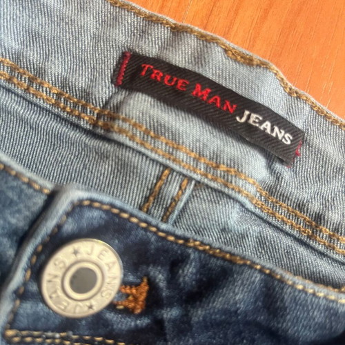 Jean True Man 3XL blue elastic pants like new