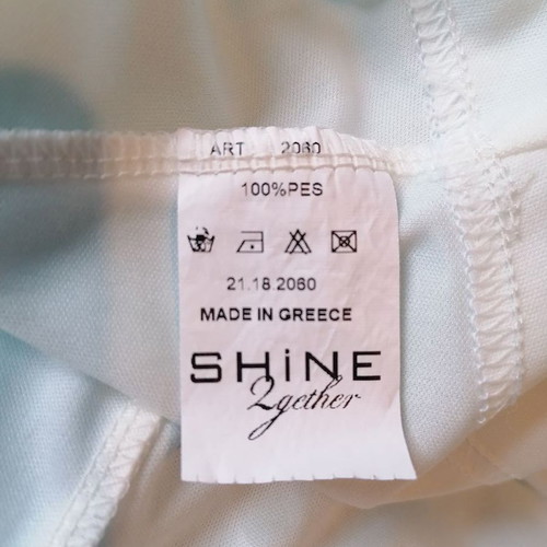 Maxi dress Shine 2gether new, turquoise, size M/L