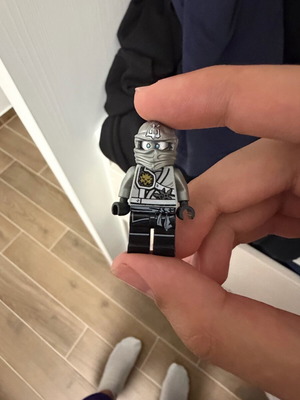 Lego Ninjago Zane and Cole used parts