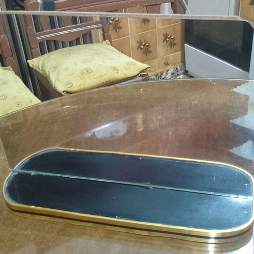 Vintage mirror with shelf