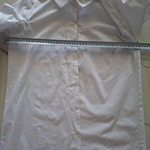 Dolce Domenica white poplin shirt size S like new