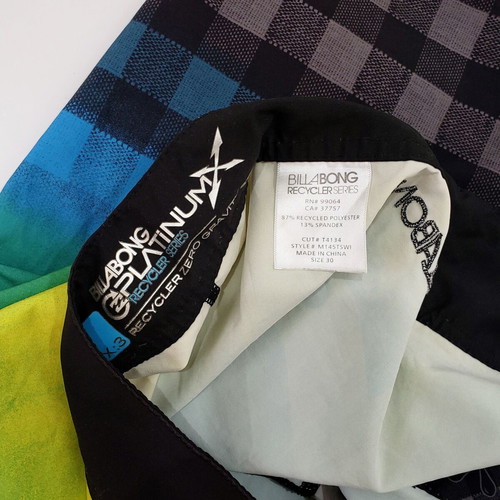 Billabong Platinum Recycler men's swim shorts like new, size XS-S