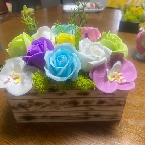 Bouquets with scented soap roses new