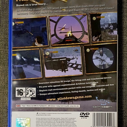 Pilot Down Behind Enemy Lines PS2 used, complete
