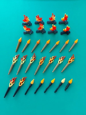 Playmobil φωτιές και πυρσοί