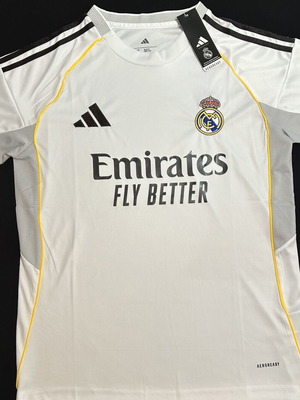 Real Madrid Adidas Football Shirt new, size M, white