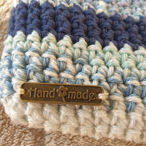 Boho crochet shoulder and hand bag for mobile phone, new