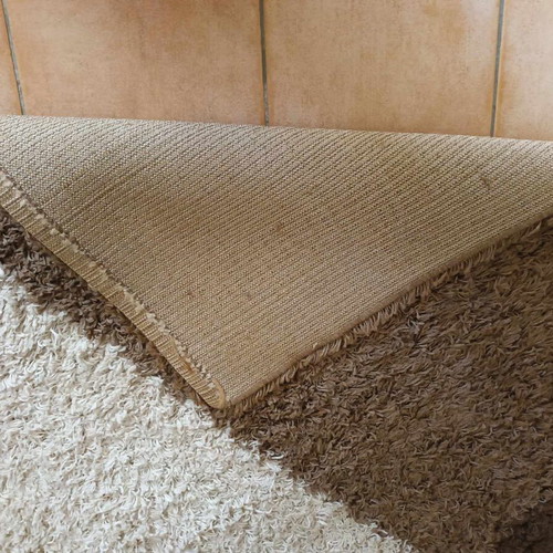 Biocarpet rug 3x2 like new in brown-beige-ecru shades