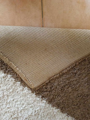 Biocarpet rug 3x2 like new in brown-beige-ecru shades
