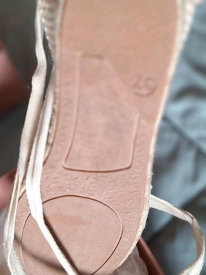 Workshop espadrilles like new size 37 beige