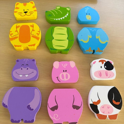Magnetic Puzzle with 6 Animals Goula like new