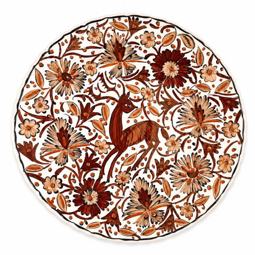 Ikaros Rhodes Decorative Plate φ34 Like New