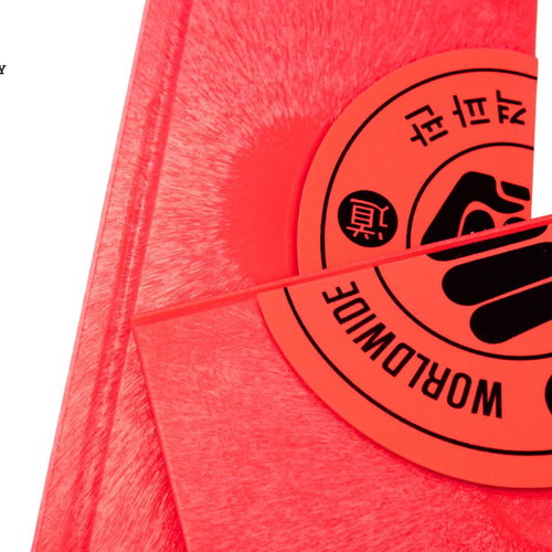 Red Reusable ABS Breaking Tile 25x22x0.7cm for Martial Arts