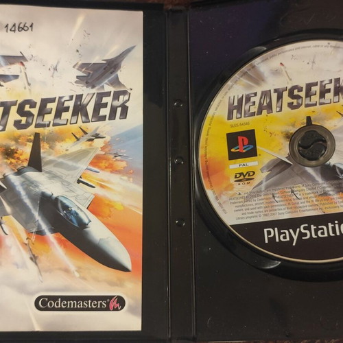 Heatseeker PS2 game used with cover and media signs of use