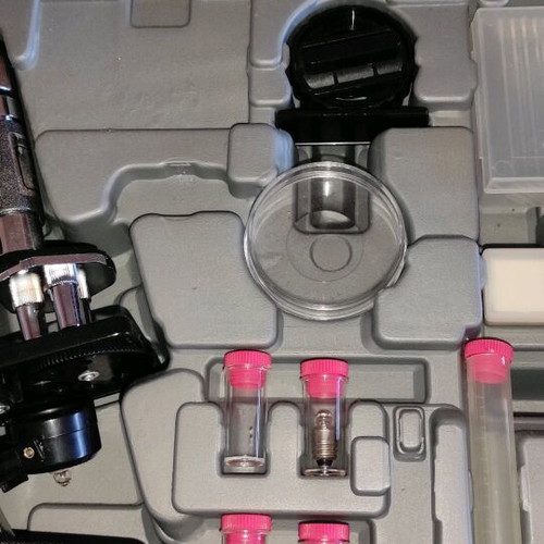 Microscope set unused with equipment educational toy