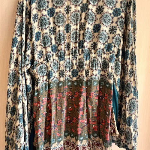 Nolita Boho Mini Dress with Batwing Sleeves like new