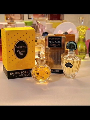 Dior Dolce Vita и Shalimar Guerlain винтидж миниатюри нови