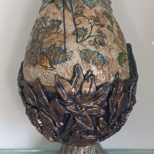 Easter egg handmade ceramic new, 19 cm
