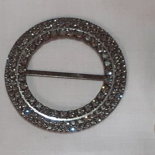 Swarovski belt buckle beige new in light brown color
