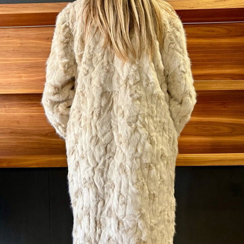 Project Soma fur like new, beige, one size