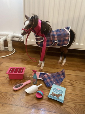 Our Generation horse toy with accessories, new