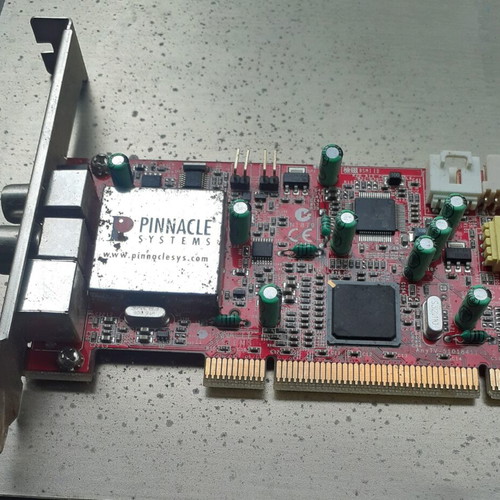 Pinnacle PC TV used, computer television card