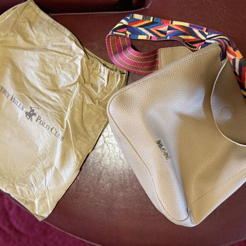 Beverly Hills Polo Club crossbody bag like new, beige