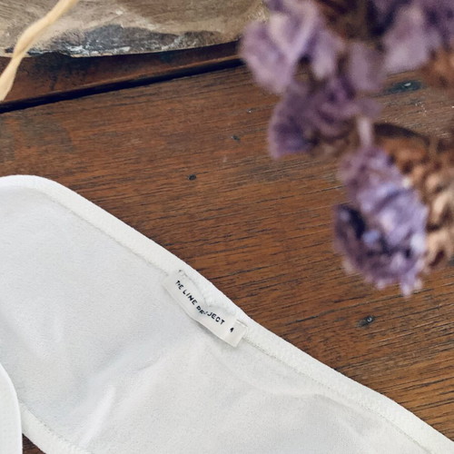 Bandeau top The Line Project like new, white, size M