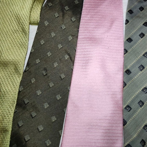10 branded men's silk ties