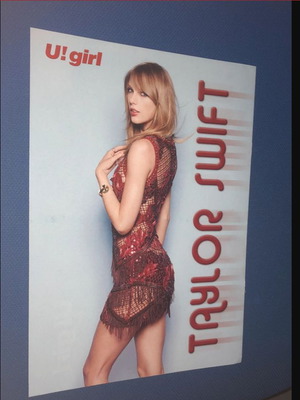 Taylor Swift poster 2014 Cosmopolitan like new, A4 size