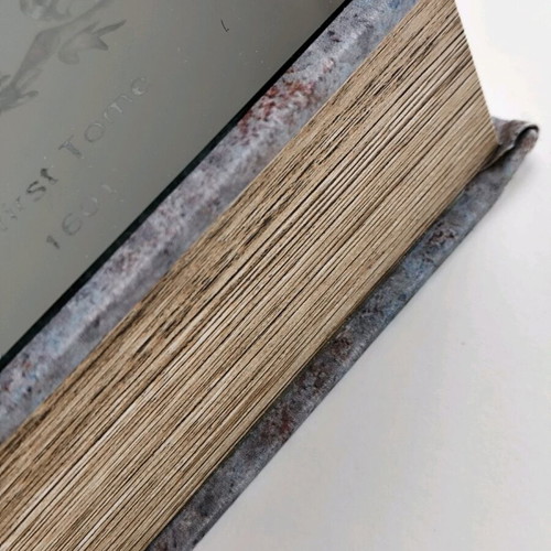 Decorative book box with mirror like new, Inart