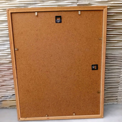 Large black and gold wall frame