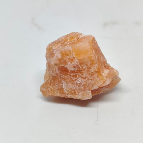 Orange Calcite natural raw mineral 12g like new