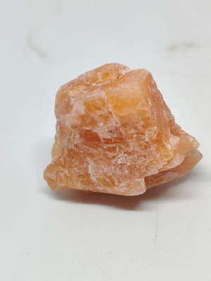 Orange Calcite natural raw mineral 12g like new