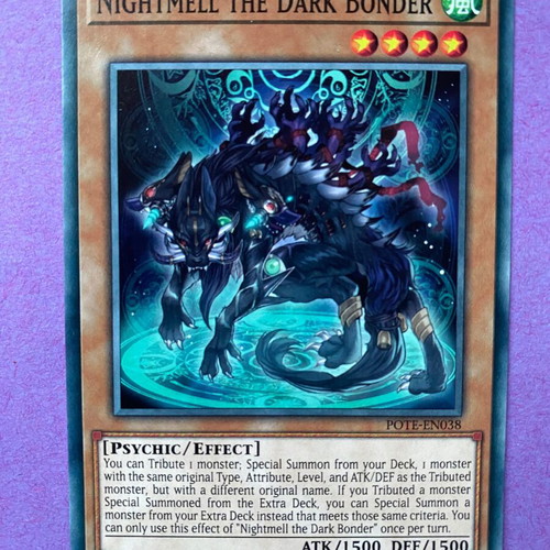 Nightmell the Dark Bonder Yu-Gi-Oh! card near mint, 1st edition