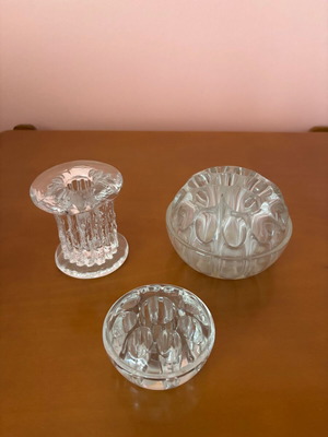 Candlesticks like new, set of 3 pieces