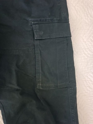 Pull & Bear Black Cargo Pants Medium Like New