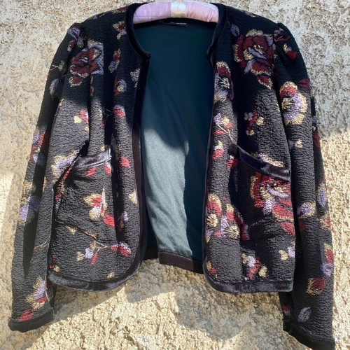 Floral jacket Sfera like new, cardigan-style, size M