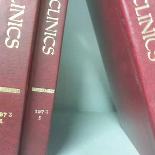 Medical Clinics medical books new, 16 volumes