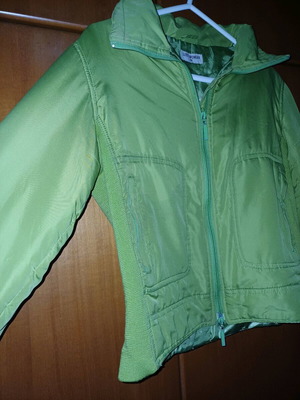 Women's jacket used, light green, size Medium