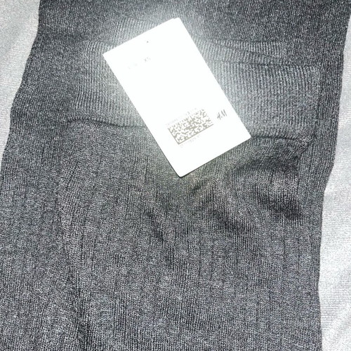 Rib gray pants H&M new, size XS