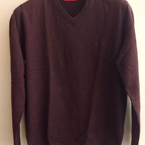 Pierre Cardin men's V-neck sweater like new, size S, burgundy