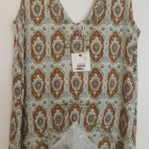 Nekane φόρεμα maxi long pattern combi νούμερο Medium καινούργιο