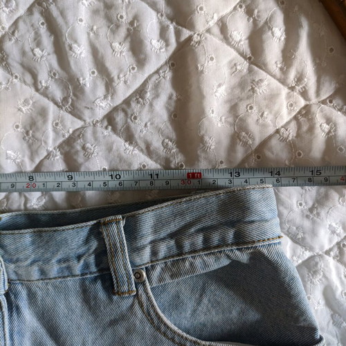 Denim women skirt used, size 36, blue