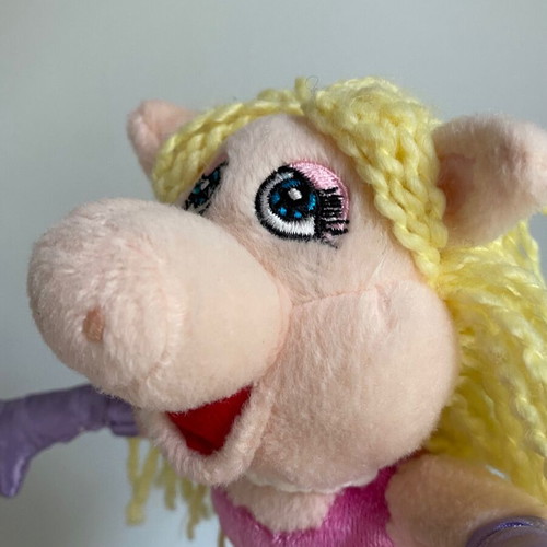Miss Piggy Muppet plush toy 2006 used, soft 21-22 cm