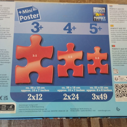 Double Puzzle for Preschoolers Ravensburger like new