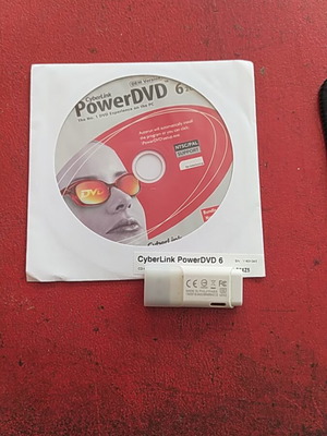 CyberLink PowerDVD 6 installation disc like new with CD key